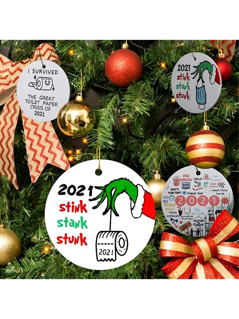 2021 Christmas Ornaments, 2021 Personalized Christmas Ornaments